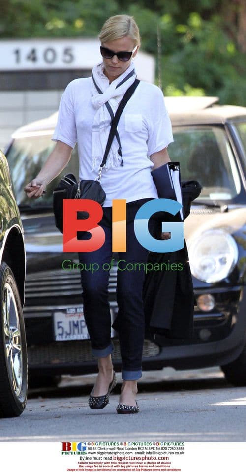 Charlize Theron Leaves Meeting in Beverly Hills