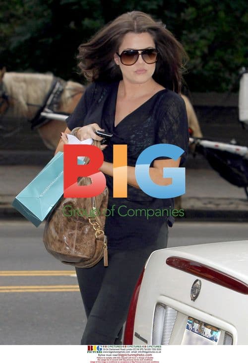 Khloe Kardashian in Leopard Heels