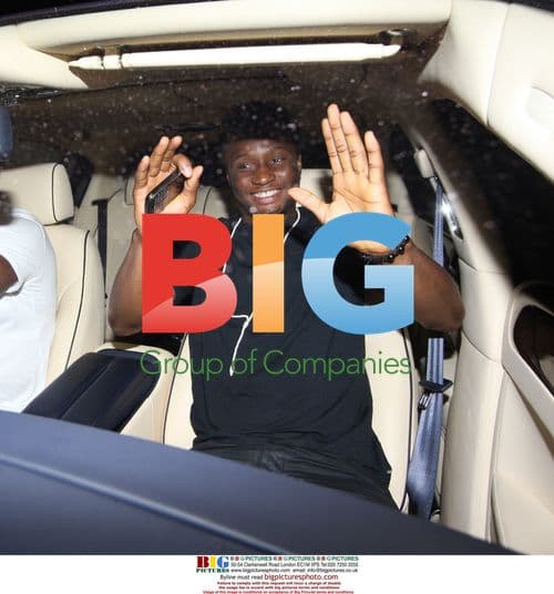 John Obi Mikel in Mayfair, UK