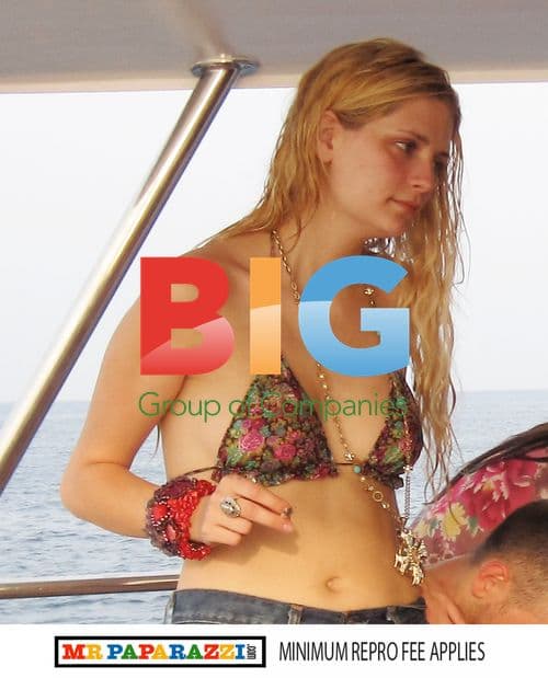 Mischa Barton on Yacht in St Tropez