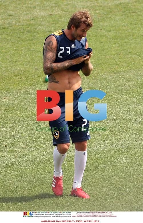 David Beckham soccer practice in NJ