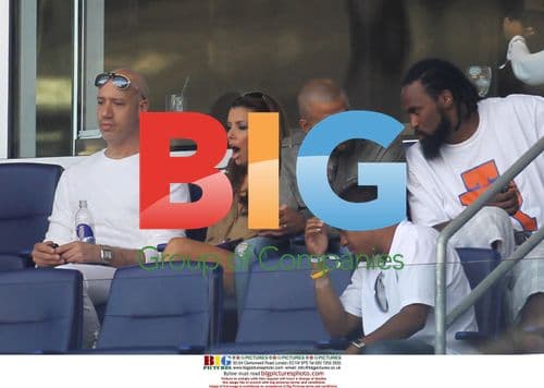 Eva Longoria & Tony Parker at Soccer Match