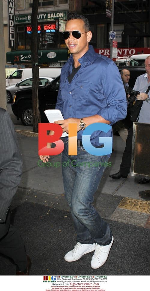 Alex Rodriguez Signing Autographs