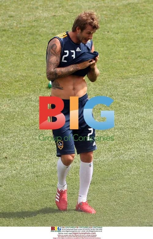 David Beckham Training with LA Galaxy