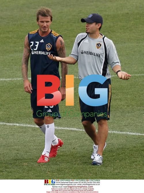 David Beckham Training with LA Galaxy