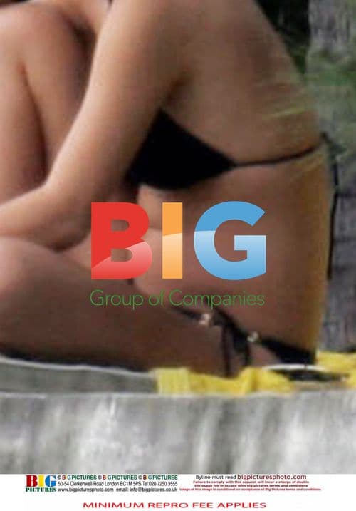 Chelsy Davy on Beach Vacation