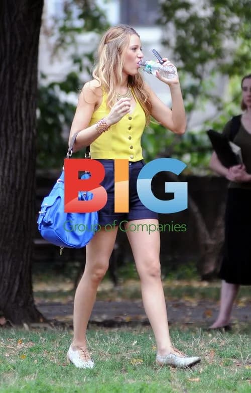 Blake Lively on 'Gossip Girl' Set