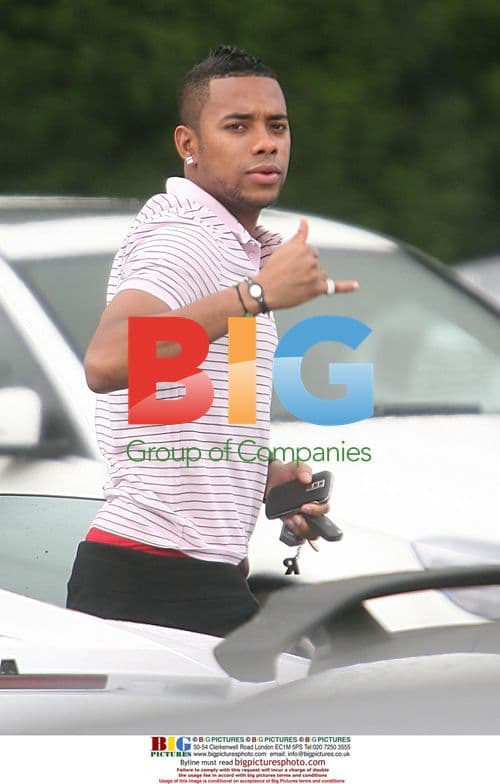 Robinho at Manchester City Training