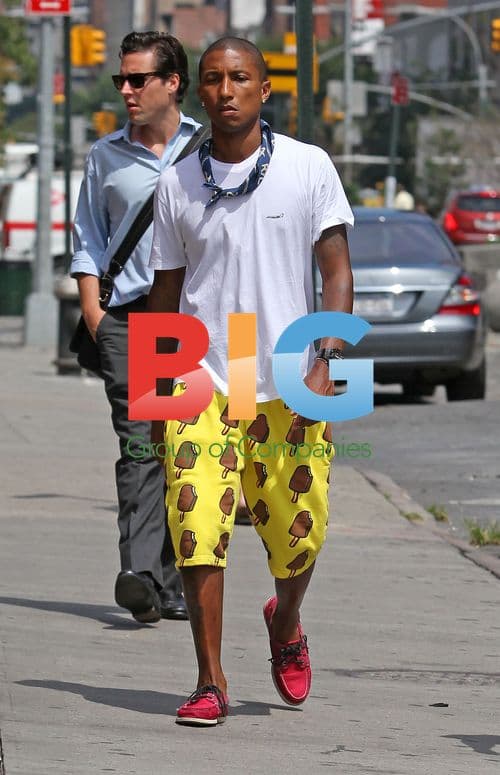 Pharrell Williams Lunch Outing