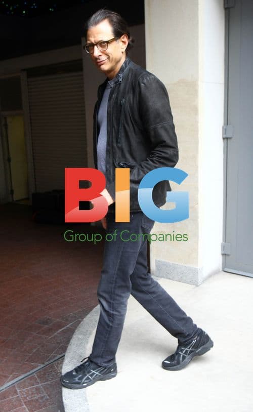 Jeff Goldblum Leaving London Hotel