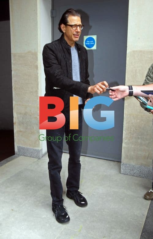 Jeff Goldblum Leaving London Hotel