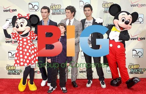 Jonas Brothers & Disney Characters at 'Camp Rock 2' Premiere
