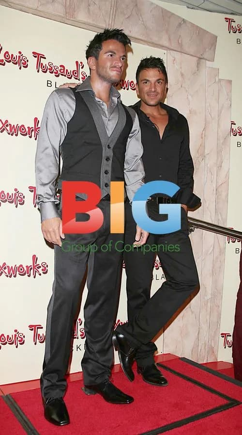 Peter Andre Unveils Waxwork in Blackpool