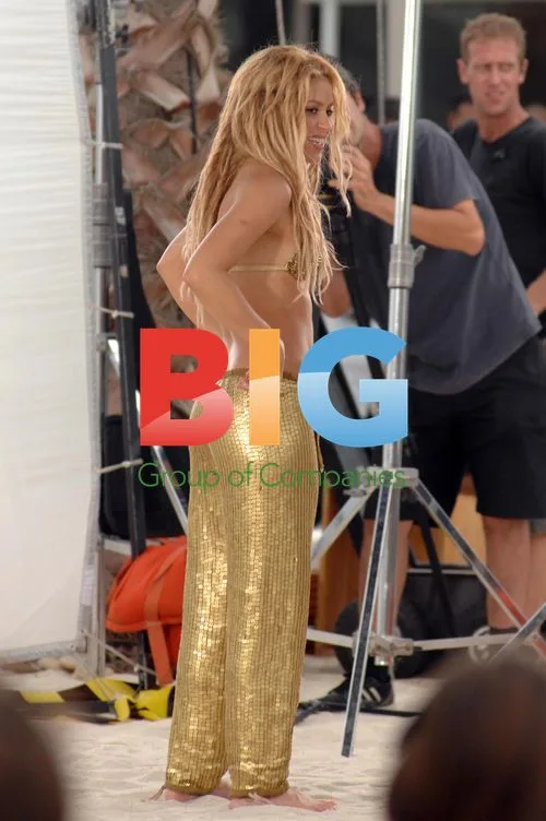 Shakira Filming Music Video in Barcelona