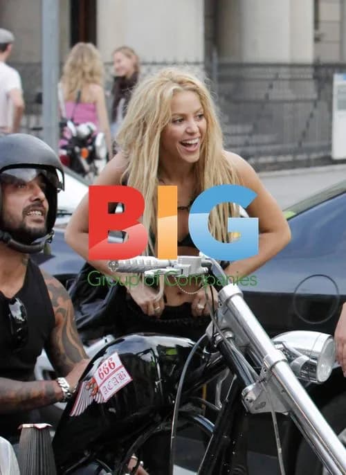 Shakira Filming Video in Barcelona