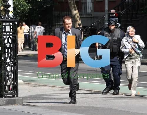 Donnie Wahlberg filming 'Blue Bloods' in NYC