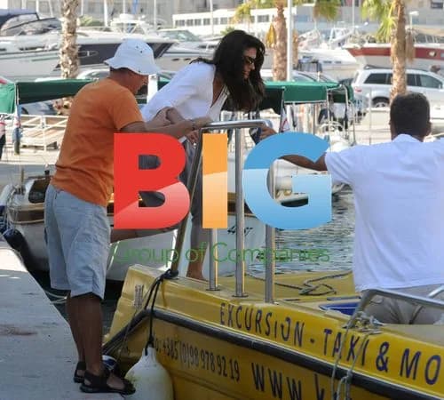 Gabriela Sabatini Takes Taxi Boat