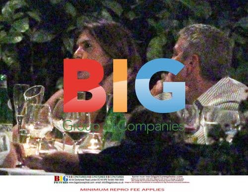 George Clooney and Elisabetta Canalis Dine in Italy