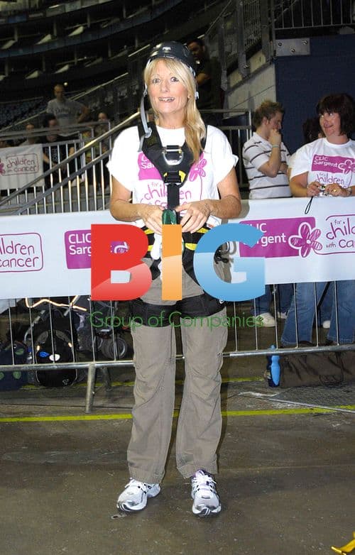 Gaby Roslin Charity Abseil