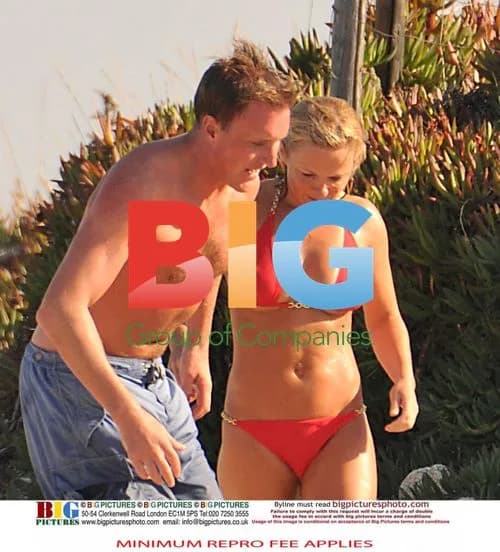 Geri Halliwell and Henry Beckwith in St Tropez