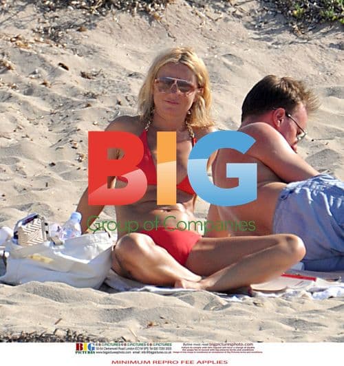 Geri Halliwell and Henry Beckwith in Saint Tropez