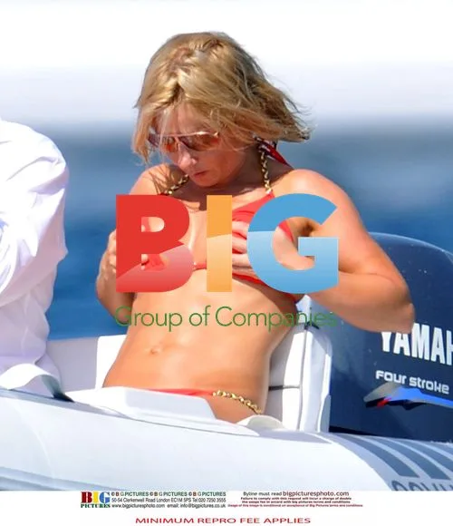 Geri Halliwell and Henry Beckwith in St Tropez