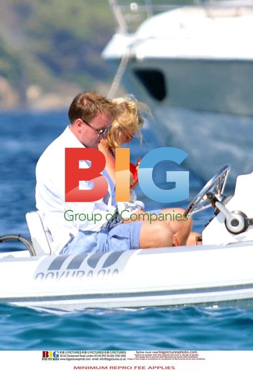 Geri Halliwell and boyfriend Henry Beckwith in Saint Tropez