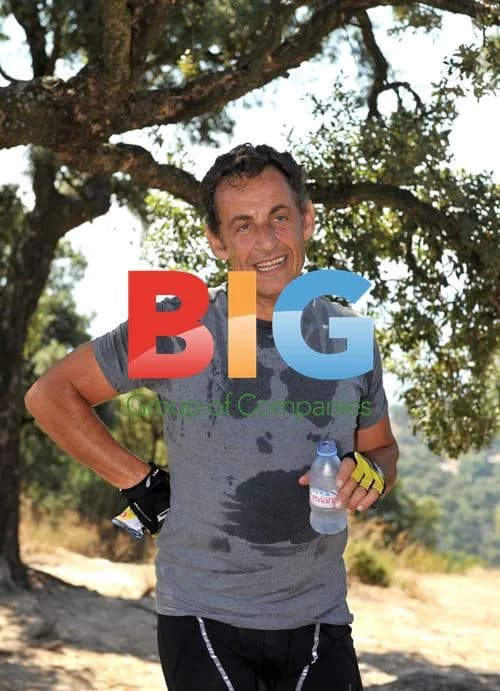 Nicolas Sarkozy cycling in France