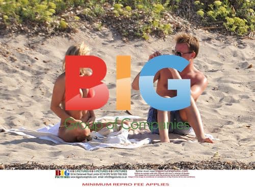 Geri Halliwell and Henry Beckwith in Saint Tropez