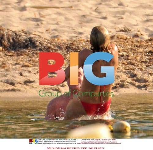 Geri Halliwell and Henry Beckwith in Saint Tropez