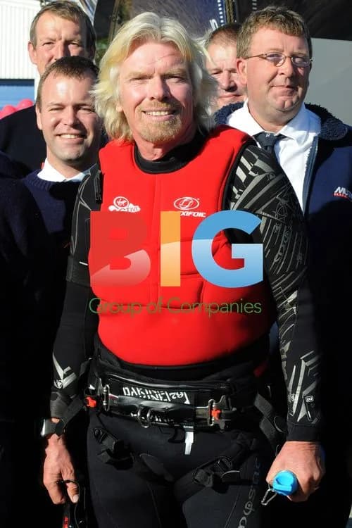 Richard Branson Kite-Surfing Attempt