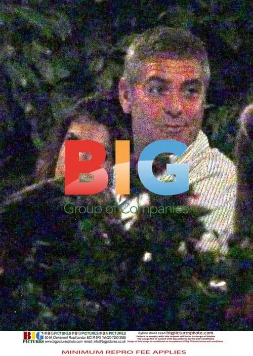 Clooney and Canalis Dinner in Italy