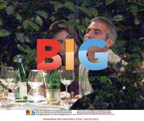 George Clooney and Elisabetta Canalis Dinner in Italy