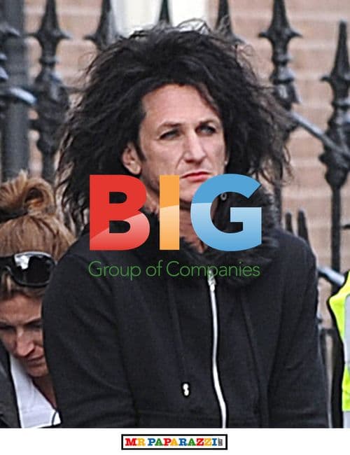 Sean Penn on set of 'This Must Be The Place'