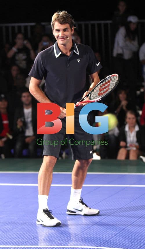 Roger Federer at Nike Primetime Knockout