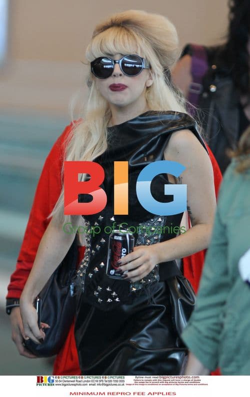 Lady GaGa Arrives at YVR Airport