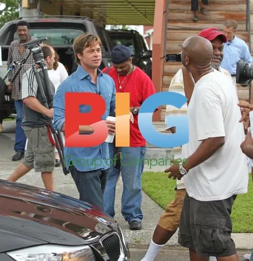 Brad Pitt Interviews in New Orleans