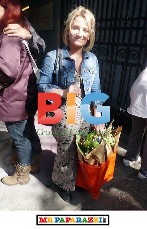 Actress Lucy Speed Outside GMTV Studios