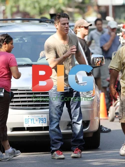 Channing Tatum films "The Vow" in Toronto