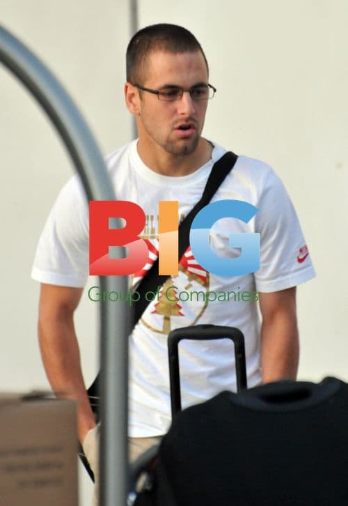 Joe and Carly Cole Leave Liverpool Hotel