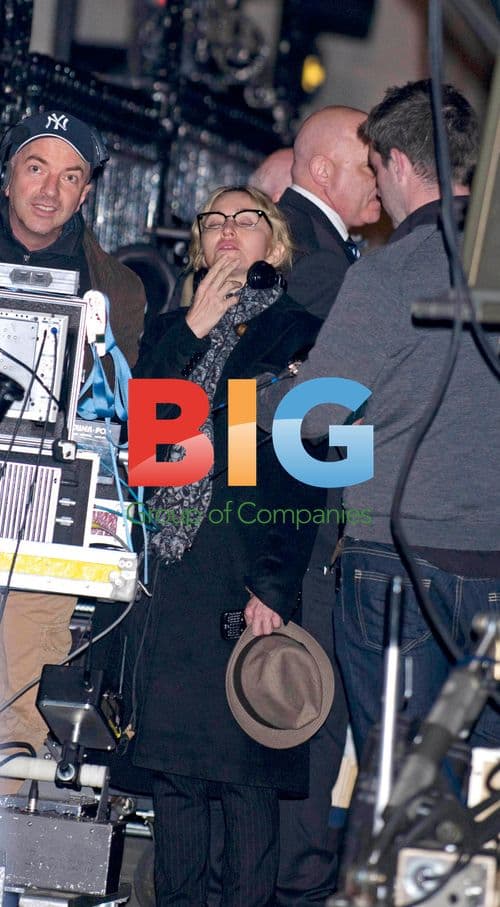 Madonna directing on "W.E." film set