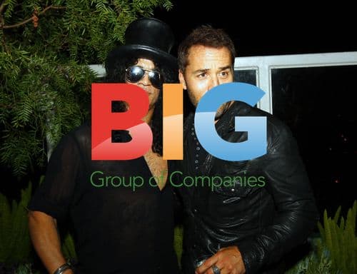 Slash, Lou Adler & Jeremy Piven at Sunset Strip Music Fest