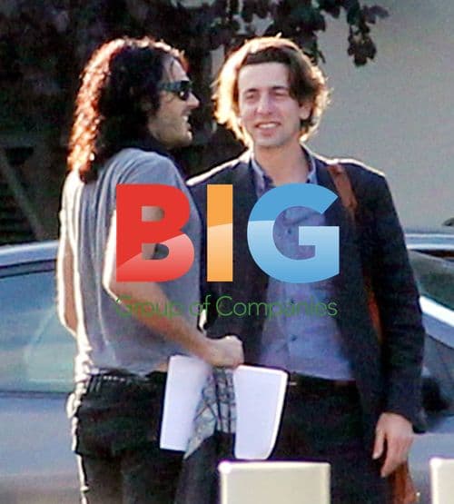 Russell Brand at Sony Studios in Los Angeles