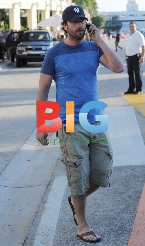 Gerard Butler at Art Basel Miami 2010