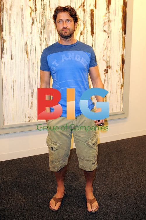 Gerard Butler at Art Basel Miami