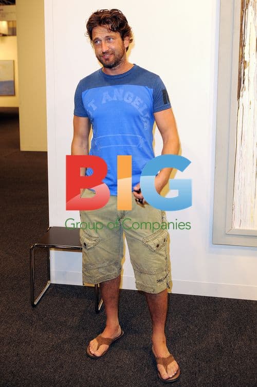 Gerard Butler at Art Basel Miami