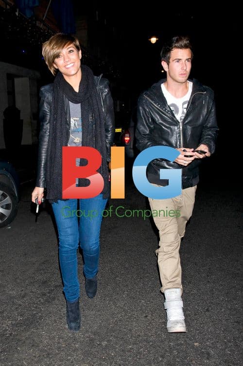 Frankie Sandford and Aaron Renfree in London