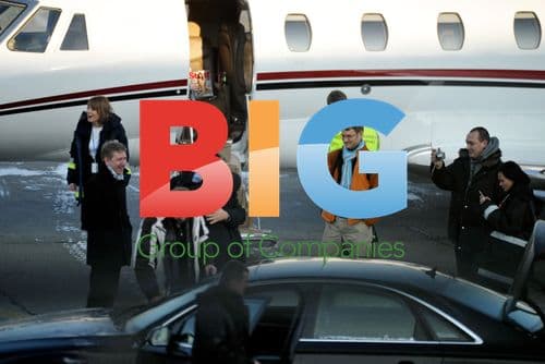 Keanu Reeves Leaves Bydgoszcz Airport in Poland