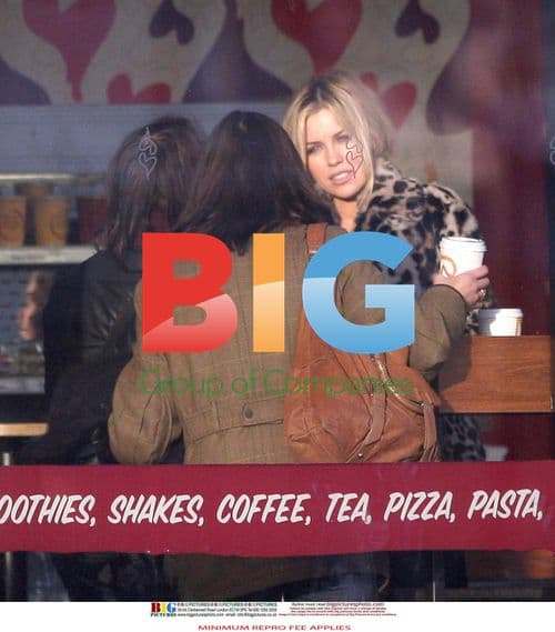 Abigail Clancy Filming on South Bank