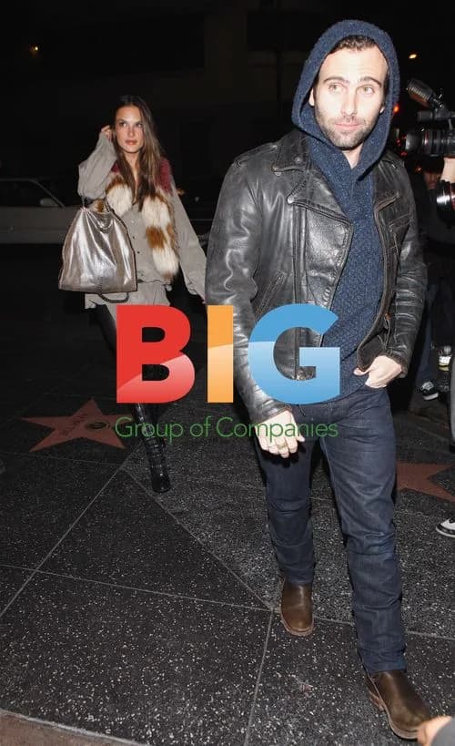 Alessandra Ambrosio and date at Beso restaurant